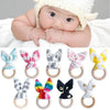 Image of Handmade Wooden Natural Baby Teething Ring