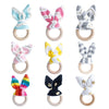 Image of Handmade Wooden Natural Baby Teething Ring
