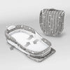 Image of Baby Bed With Pillow Portable/Foldable Crib With Newborn