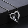Image of Crystal Cat Love Necklace
