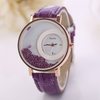 Image of Rhinestone Quicksand Leather Watch - UNMATCHED MARKET