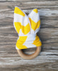 Image of Handmade Wooden Natural Baby Teething Ring