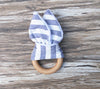 Image of Handmade Wooden Natural Baby Teething Ring