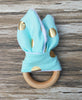 Image of Handmade Wooden Natural Baby Teething Ring