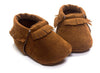 Image of Stylish and Comfy Suede Leather Newborn Footwear