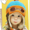 Image of Adorable Aviator Inspired Baby Beanie Hat