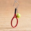 Image of Mini Tennis Racket Pendant Keychain