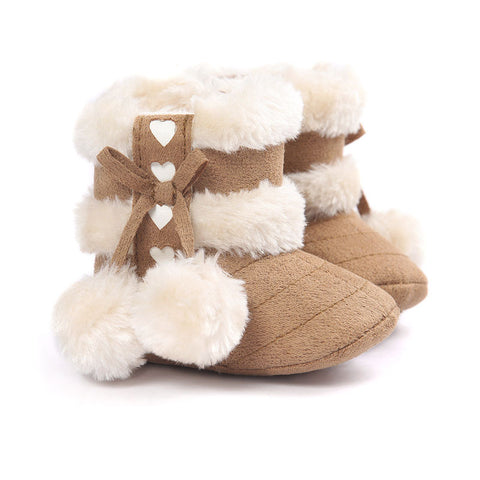 Cute Fashion  Non-slip Winter Boots for Baby Girl