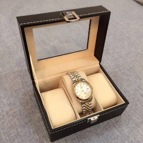 Leather Display Watch Storage Case