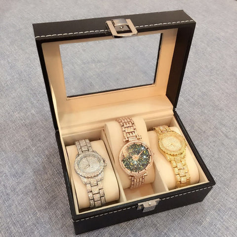 Leather Display Watch Storage Case