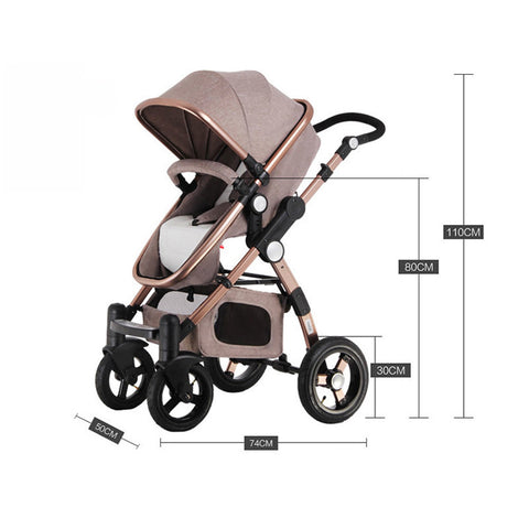 3-in-1 Prestige Baby Stroller with Car Seat Travel System