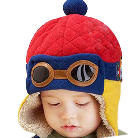 Adorable Aviator Inspired Baby Beanie Hat