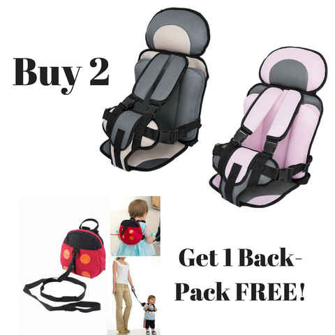 Child Secure Seatbelt Vest - Portable Safety Seat