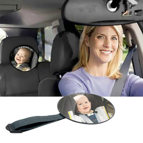 Easy BackView Mirror For Baby - Shatter-Proof