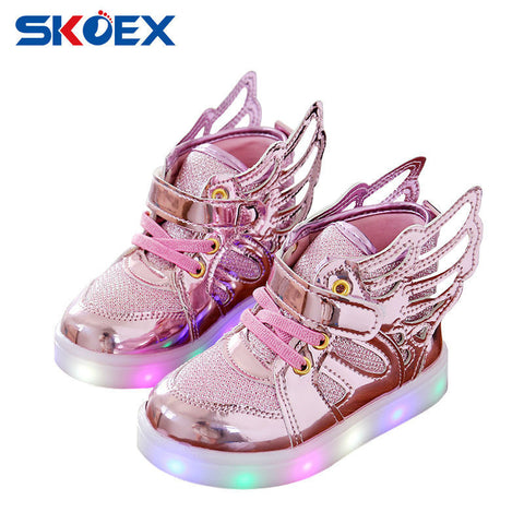 Luminous Flying Wing Light-Up Sneakers