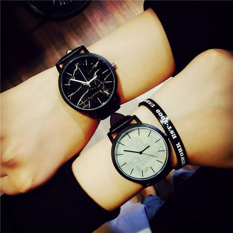 Marble Floor British-Style Leather Watch FREE Offer!
