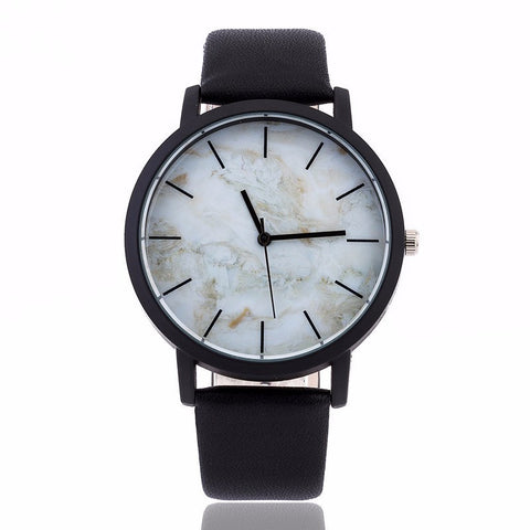 Marble Floor British-Style Leather Watch FREE Offer!