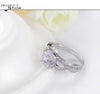 Image of Luxurious Hollow Gold/Silver Plated Crystal Ring