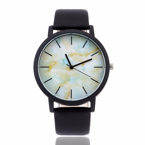 Marble Floor British-Style Leather Watch FREE Offer!
