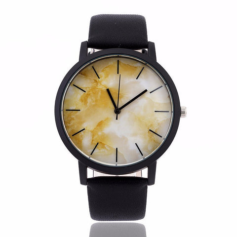 Marble Floor British-Style Leather Watch FREE Offer!