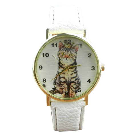 Curious Crown Cat Watch