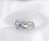 Image of Luxurious Hollow Gold/Silver Plated Crystal Ring