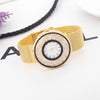 Image of Crystal Rhinestone Stainless Mesh Strap Watch