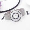 Image of Crystal Rhinestone Stainless Mesh Strap Watch