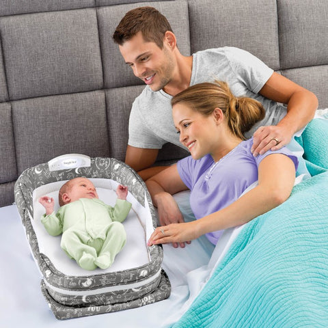 Baby Bed With Pillow Portable/Foldable Crib With Newborn