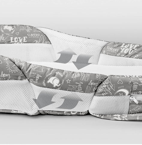 Baby Bed With Pillow Portable/Foldable Crib With Newborn