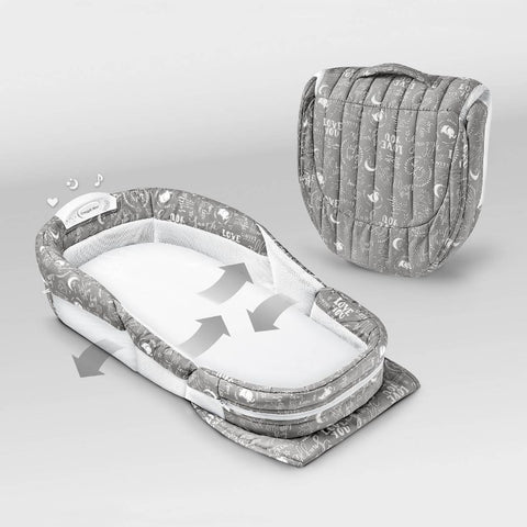 Baby Bed With Pillow Portable/Foldable Crib With Newborn