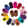 Image of Stylish and Comfy Suede Leather Newborn Footwear