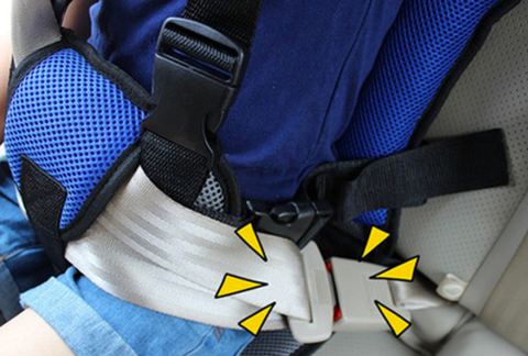 Child Secure Seatbelt Vest - Portable Safety Seat