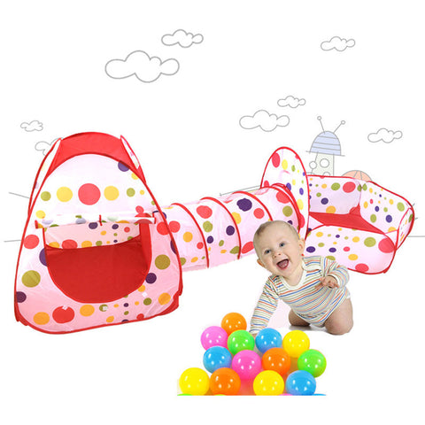 3 in 1 Portable Pop up Playhouse