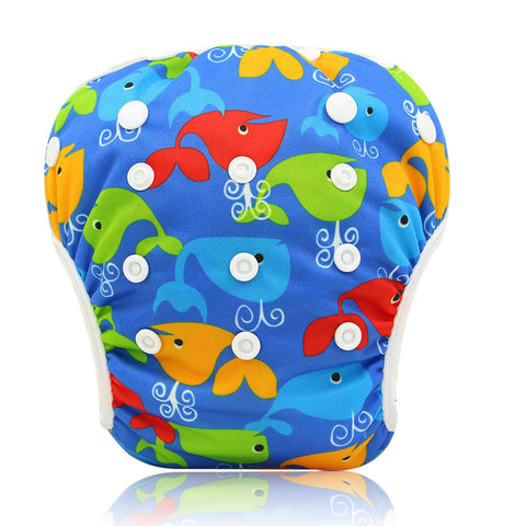 Unisex One Size Adjustable Waterproof Swimming Diapers