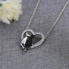 Image of Crystal Cat Love Necklace