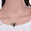 Image of Crystal Cat Love Necklace