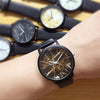Image of Marble Floor British-Style Leather Watch FREE Offer!