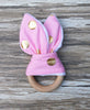 Image of Handmade Wooden Natural Baby Teething Ring