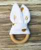 Image of Handmade Wooden Natural Baby Teething Ring
