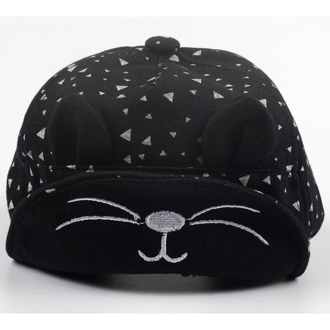 Cute Baby Cartoon Cat Hat Kids Baseball Cap