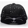 Image of Cute Baby Cartoon Cat Hat Kids Baseball Cap