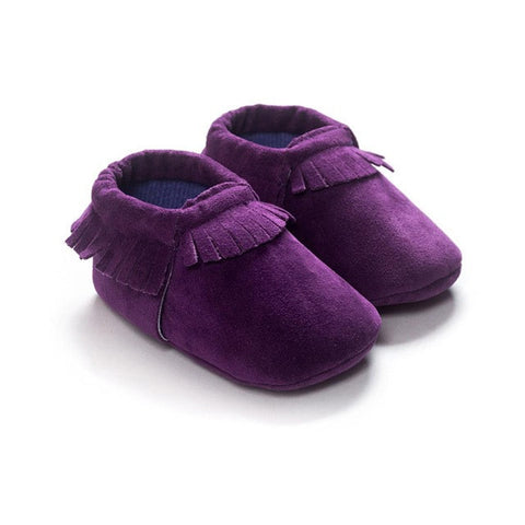 Stylish and Comfy Suede Leather Newborn Footwear