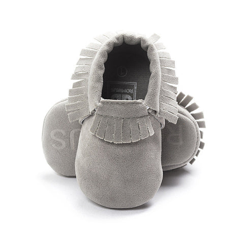 Stylish and Comfy Suede Leather Newborn Footwear