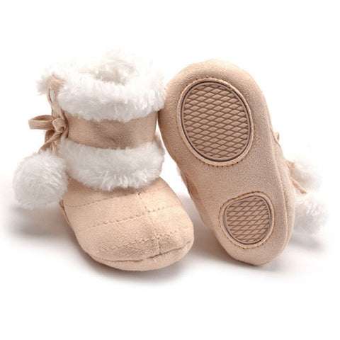 Cute Fashion  Non-slip Winter Boots for Baby Girl