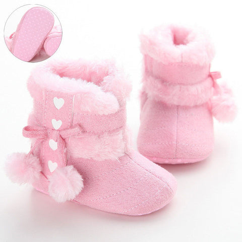 Cute Fashion  Non-slip Winter Boots for Baby Girl