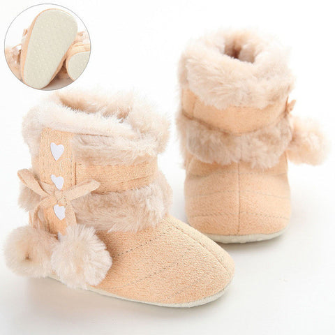 Cute Fashion  Non-slip Winter Boots for Baby Girl