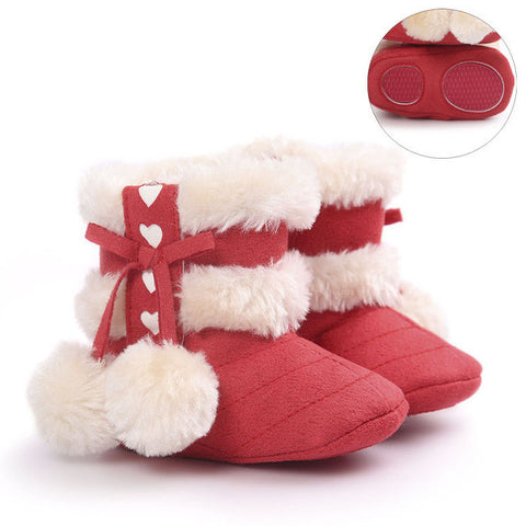 Cute Fashion  Non-slip Winter Boots for Baby Girl