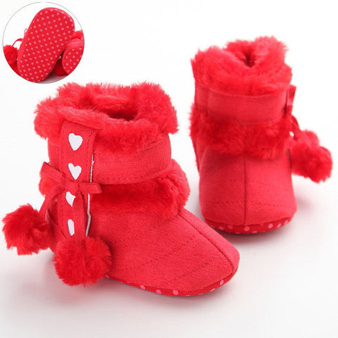 Cute Fashion  Non-slip Winter Boots for Baby Girl