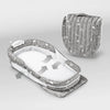 Image of Baby Bed With Pillow Portable/Foldable Crib With Newborn